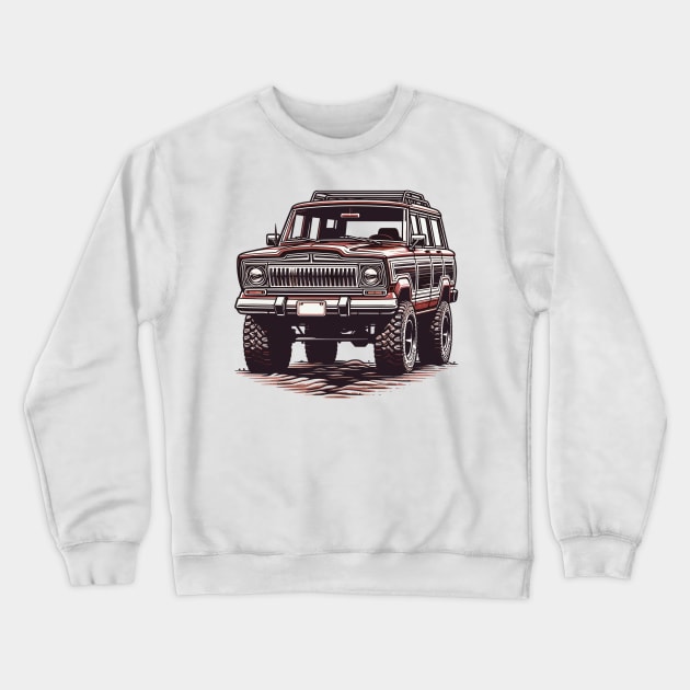 Jeep Wagoneer Crewneck Sweatshirt by Vehicles-Art